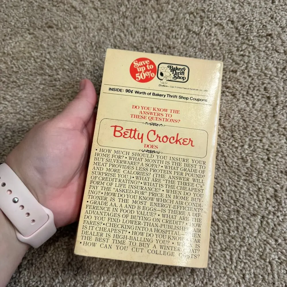 Vintage Paperback Betty Crocker's More For Your Money 1976 General Mills Bantam